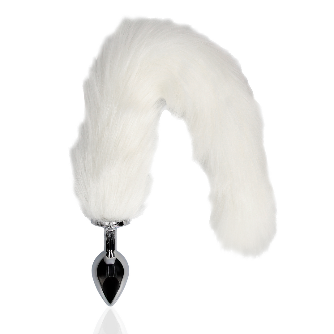 Fox tail with metal butt plug 11.7 cm – Playful & Comfortable