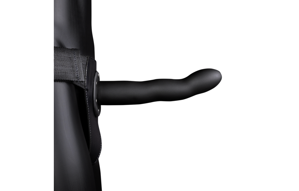 Curved Hollow Strap-On 15.2 cm Black – Intense Pleasure