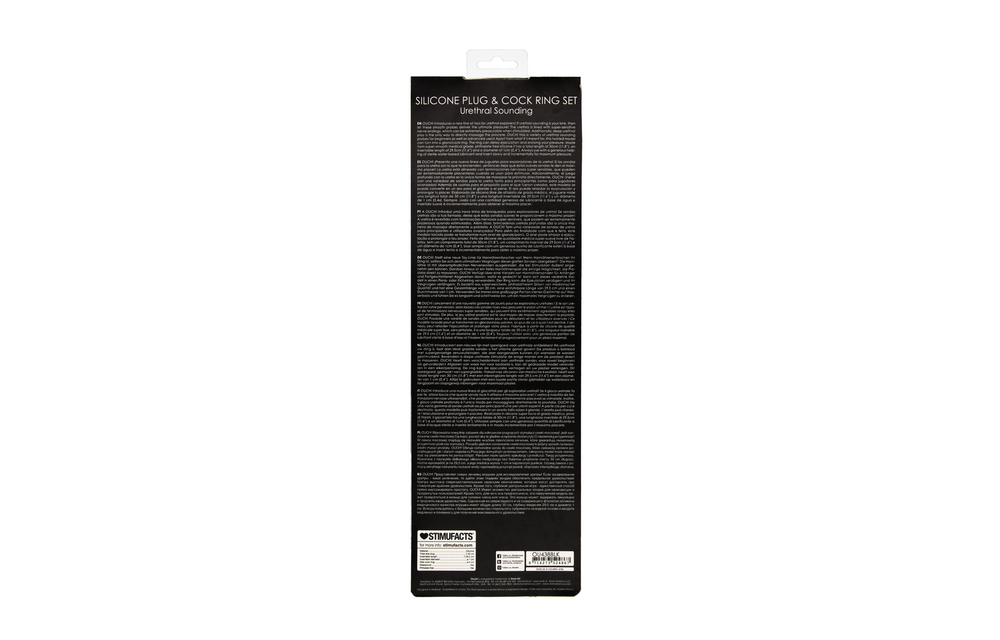 Siliconen Plug Cockring Set – Ultiem Urethraal Genot
