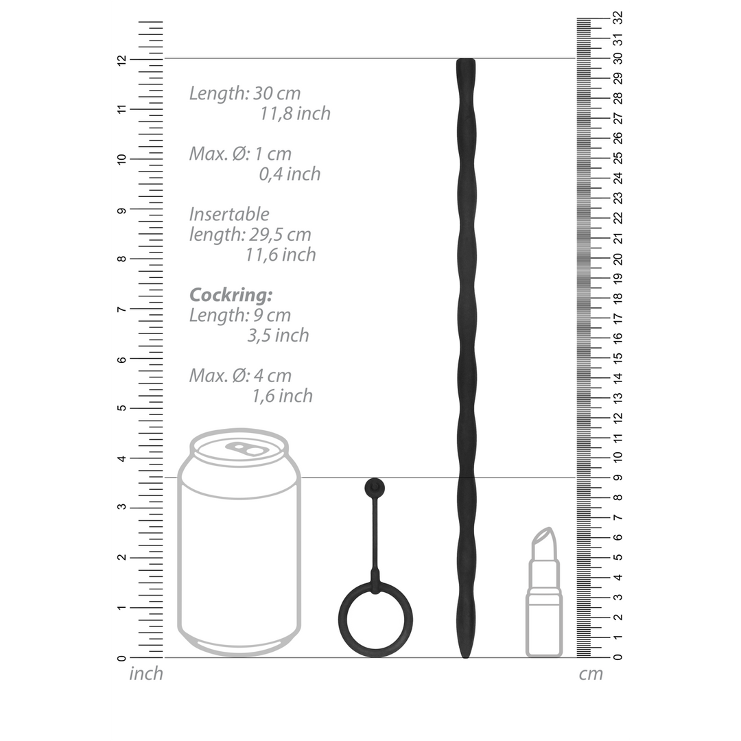 Silicone Plug  Cockring Set