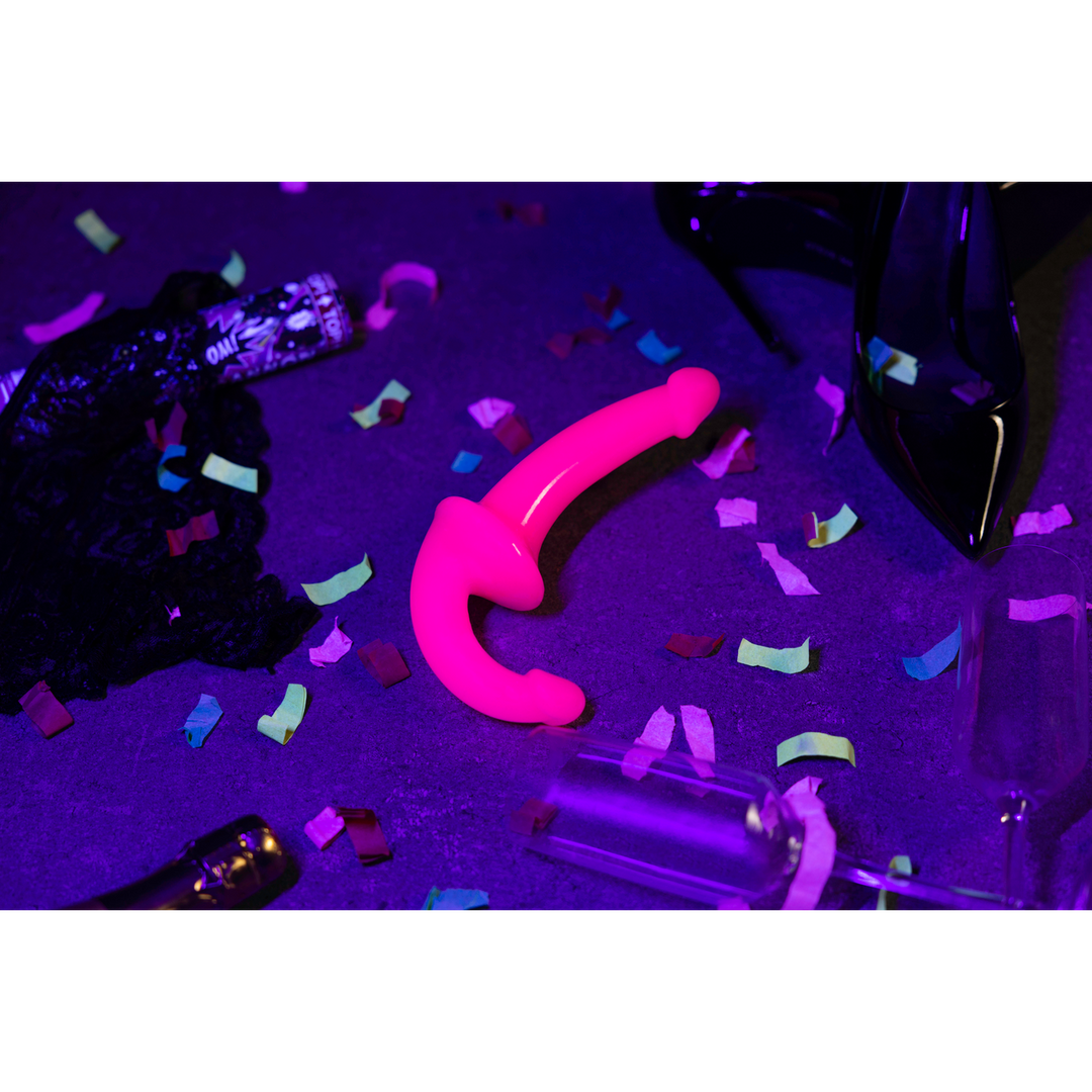 Strapless Strap-On Glow in the Dark 12 cm – RealRock Sextoy