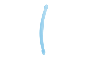 Nicht-realistischer Doppeldildo 42 cm – Kristallklares Vergnügen