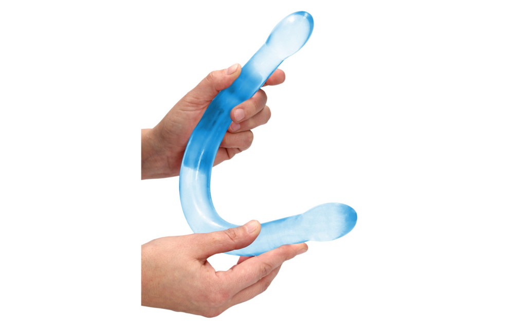 Niet-Realistische Dubbele Dildo 42 cm - Kristalhelder Genot