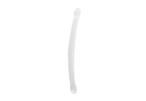 Nicht-realistischer Doppeldildo 42 cm – Kristallklar & sicher