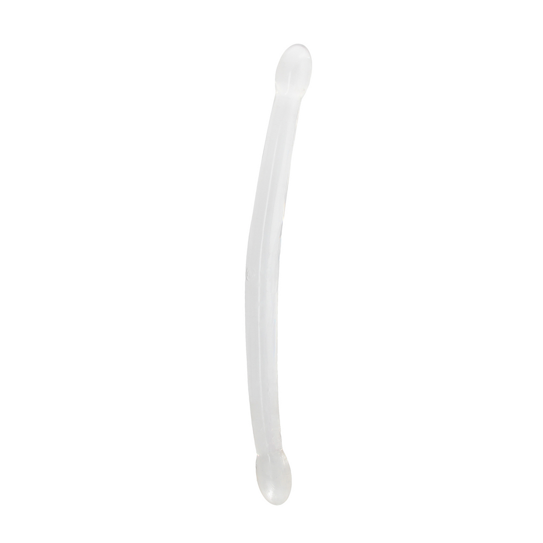 Non-Realistic Double Dildo 42 cm - Crystal Clear & Safe