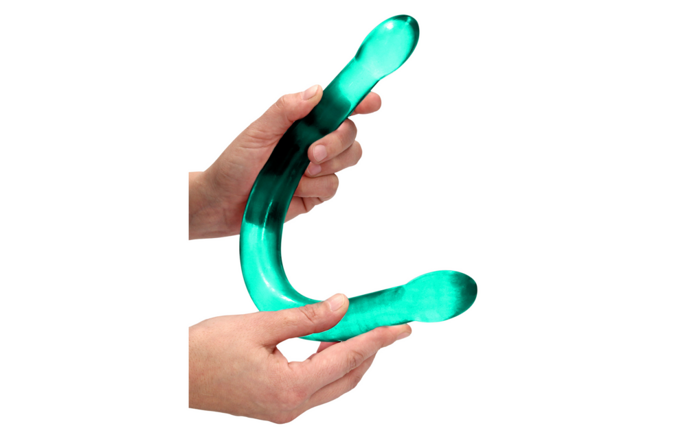 Non-Realistic Double Dong 42 cm - Crystal Clear Pleasure