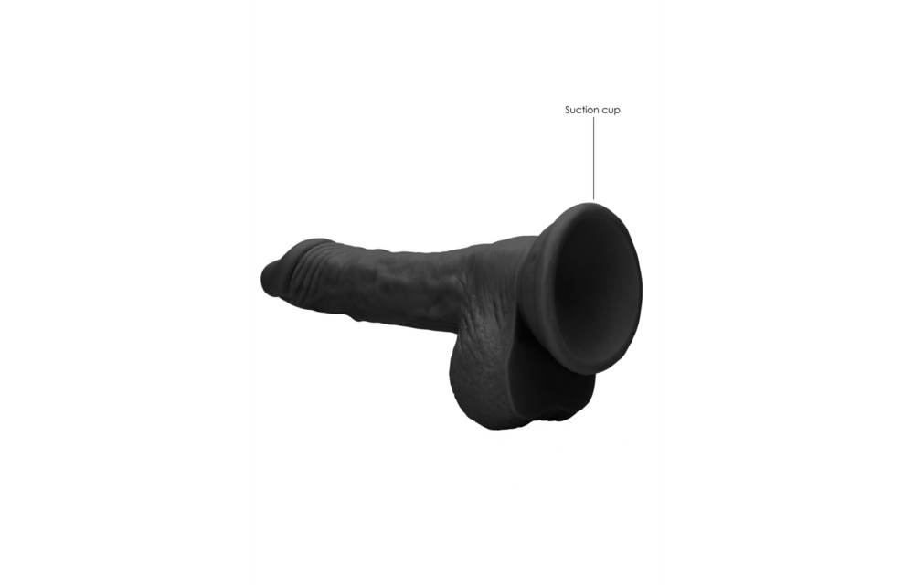Dildo With Testicles 13.7 cm | Realistic & Soft TPE