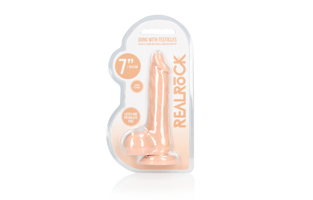 Dildo with Testicles 13.7 cm – Ultra-Realistic & Soft TPE