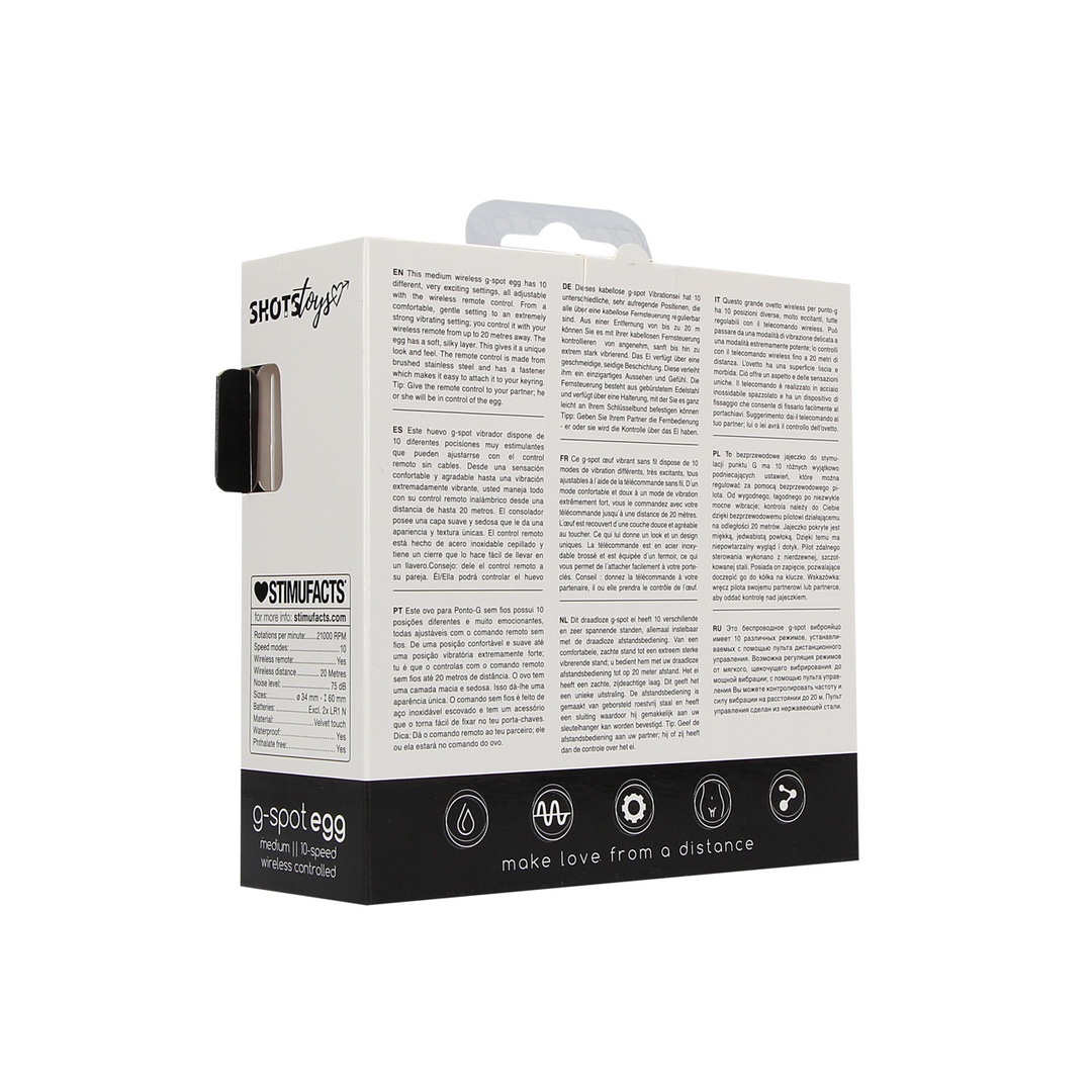 Kabelloses vibrierendes G-Punkt-Ei - Mittel