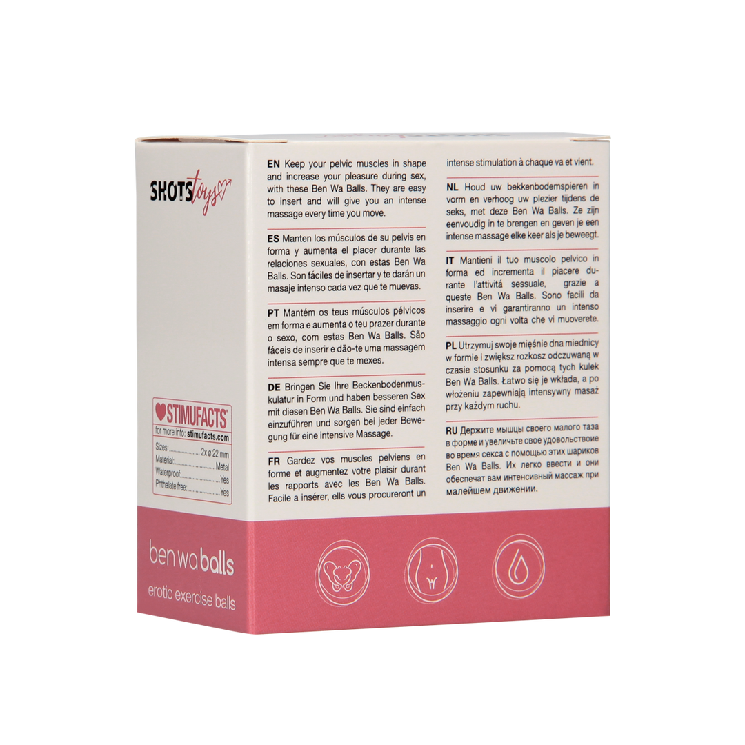 Ben Wa balls 44g – Strengthen Pelvis & Increase Pleasure