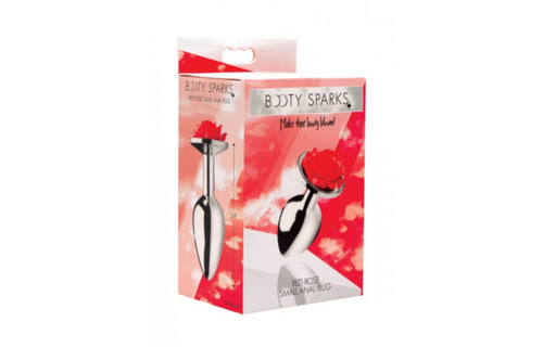 Red Rose Butt Plug Small 11.6 cm – Stylish & Durable