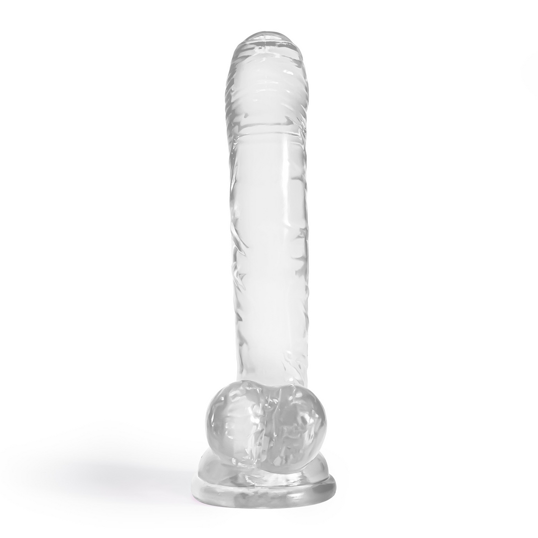 Hudini Jelly Flexibler Analdildo 17,5 cm Transparent