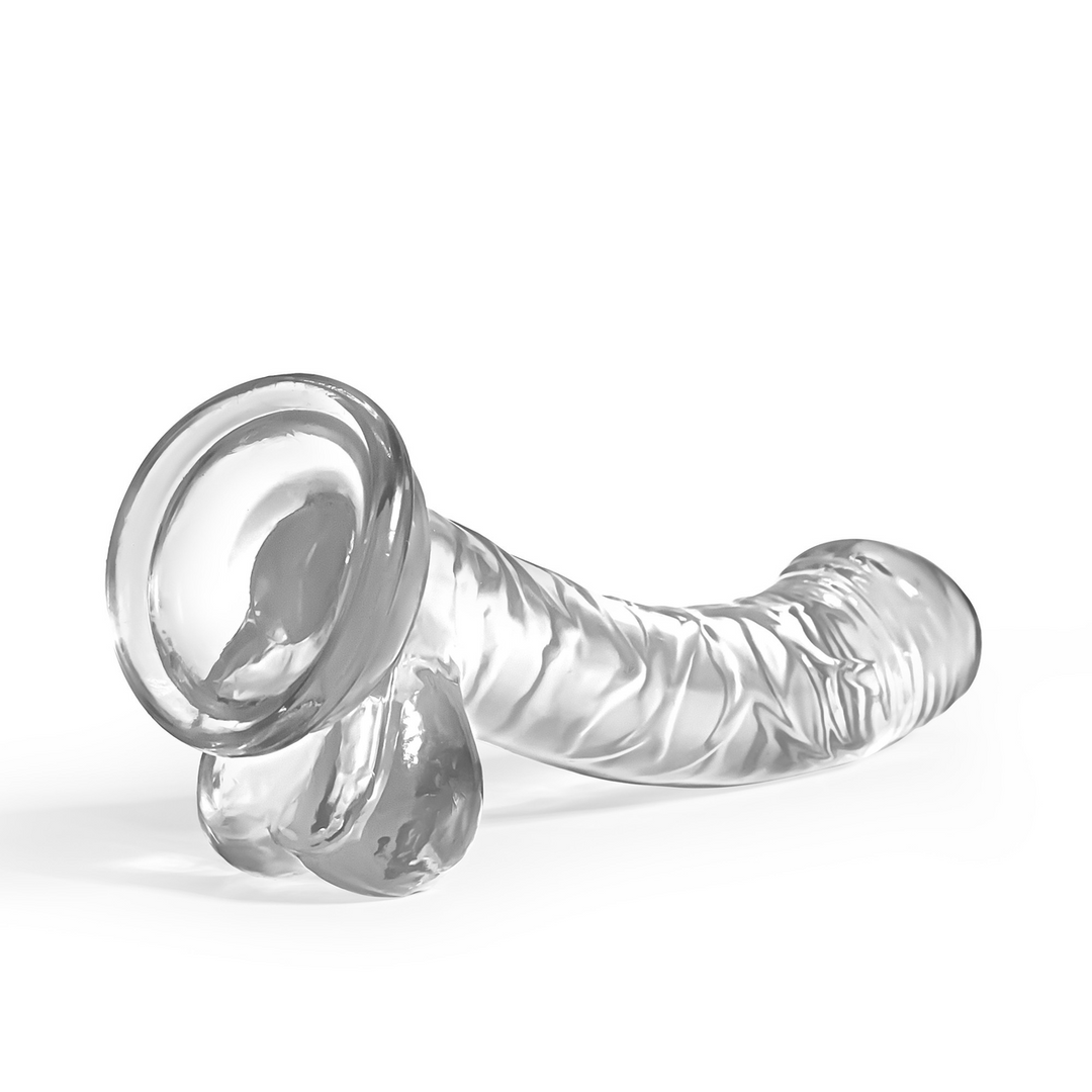 Hudini Jelly Flexibele Anale Dildo 17,5 cm Transparant