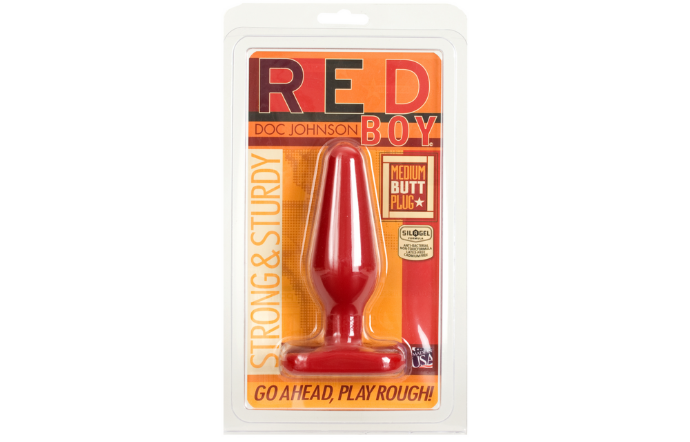 Red Boy Butt Plug Medium 14 cm – Veilig & Intens Plezier