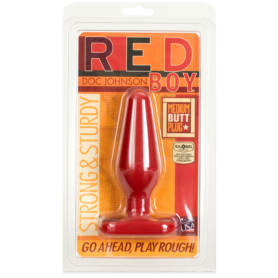 Red Boy Butt Plug Medium 14 cm – Sicheres & intensives Vergnügen