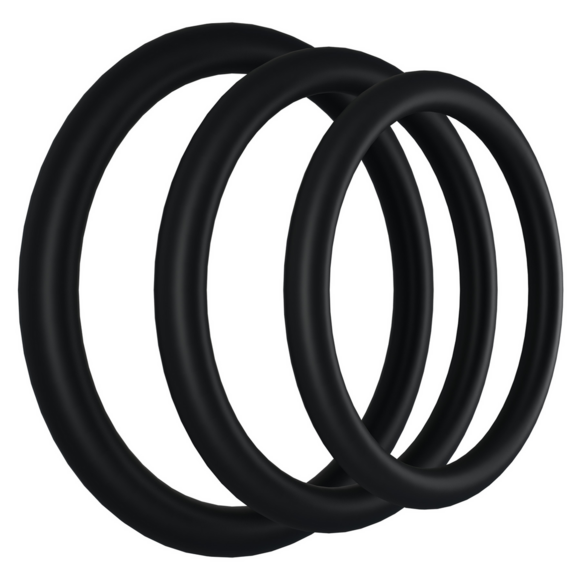 Tri-Pack Cockring-Set – Komfort & Kraft | Doc Johnson
