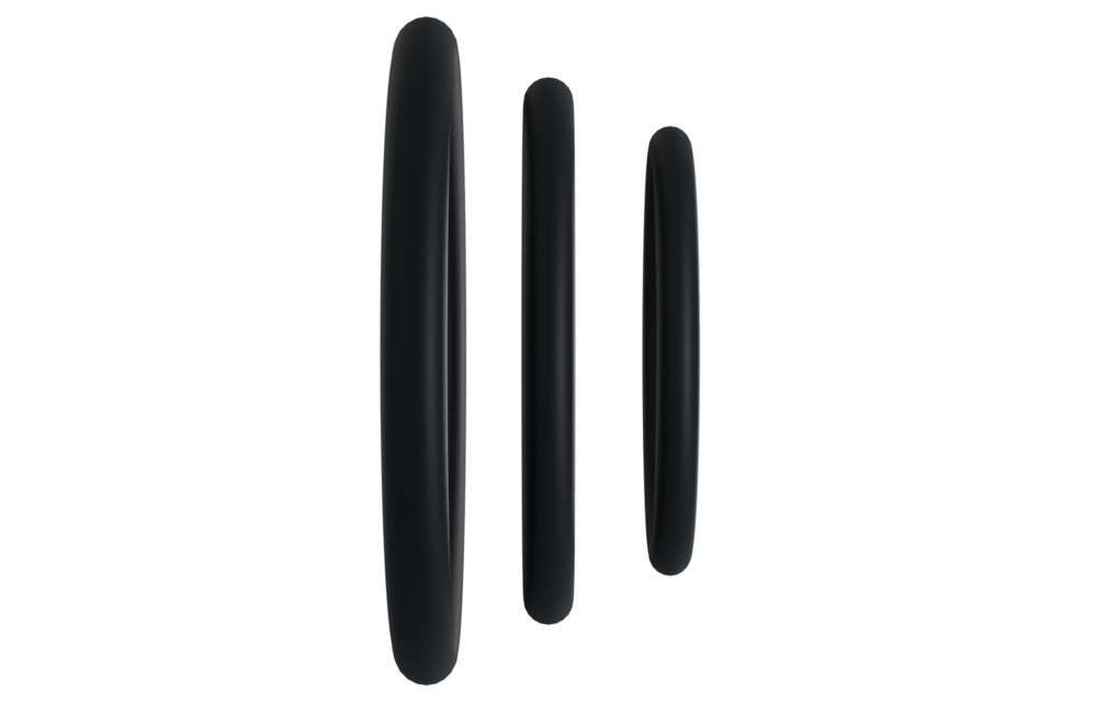 Tri-Pack Cock Ring Set – Comfort & Strength | Doc Johnson