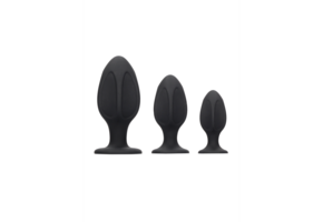 Diamantförmiges Butt Plug Set 10 cm – Seidig weich & sicher