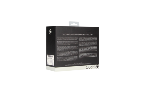 Diamond Shape Butt Plug Set