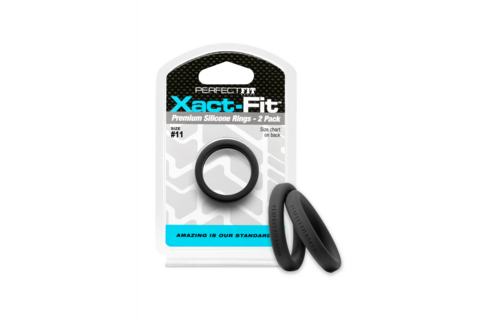 Xact-Fit Cock Ring 2-Pack | Perfect Fit & Comfort