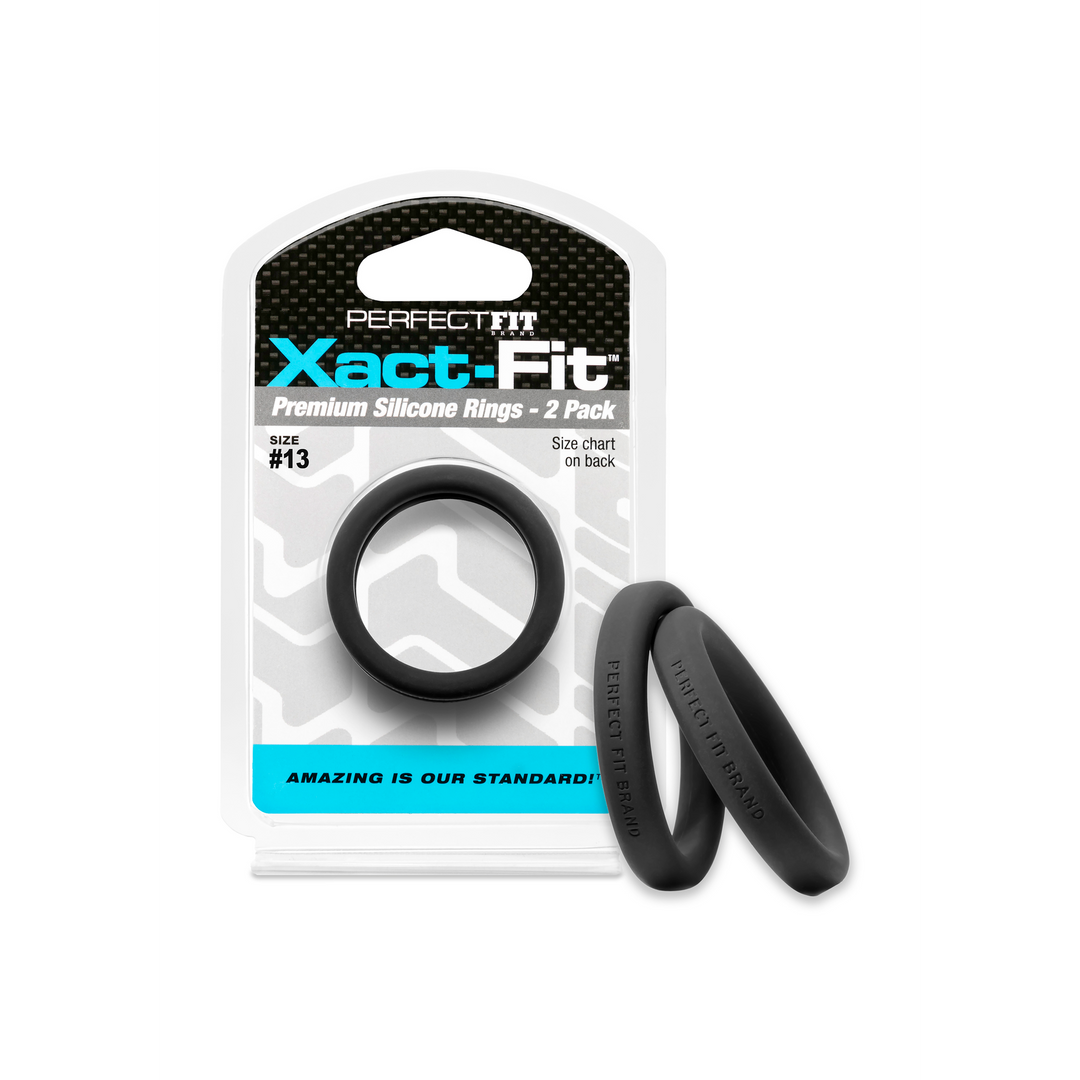 #13 Xact-Fit Cock Ring 2-Pack | Perfect Fit & Comfort