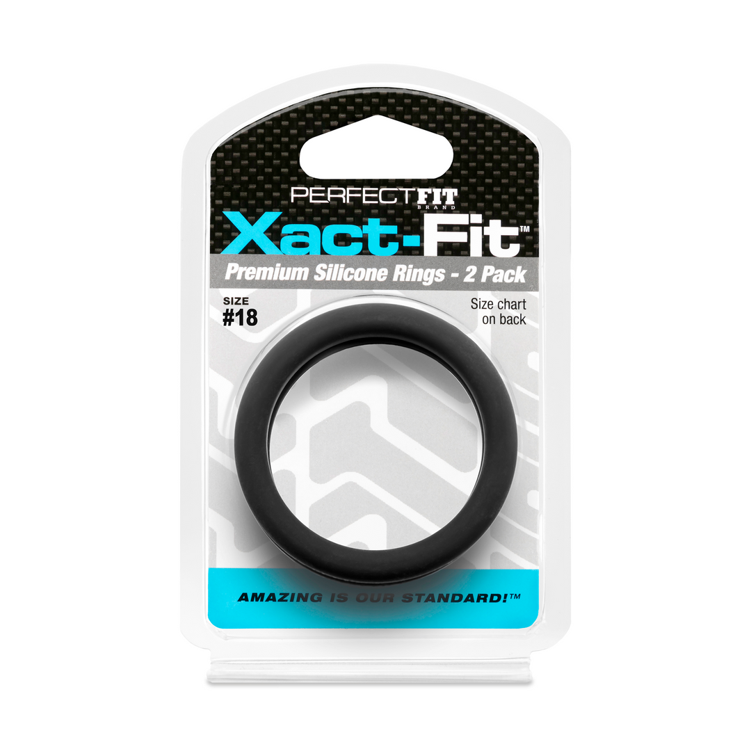 #18 Xact-Fit Cockring 2-Pack | Comfort & Perfecte Pasvorm