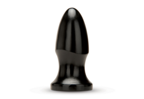 Bullet Plug Black 1 cm - Comfortable & Long-lasting Pleasure