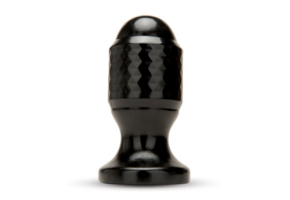 Diamant Plug Schwarz 17 cm – Luxuriöse anale Stimulation PVC