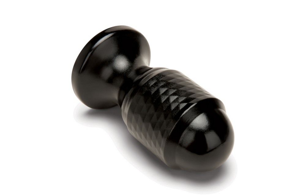 Diamant Plug Zwart 17 cm – Luxe Anale Stimulatie PVC