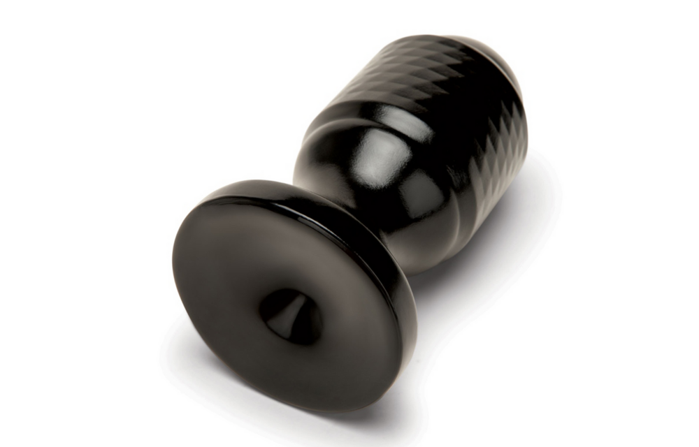 Diamant Plug Schwarz 17 cm – Luxuriöse anale Stimulation PVC