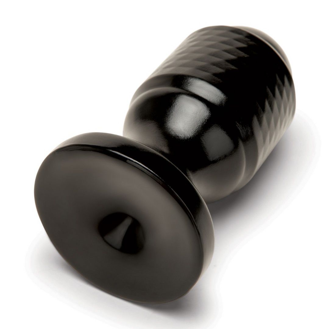 Diamond Plug Black 17 cm – Luxurious Anal Stimulation PVC