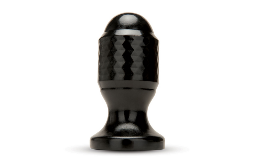 Diamant Plug Schwarz 17 cm – Luxuriöse anale Stimulation PVC