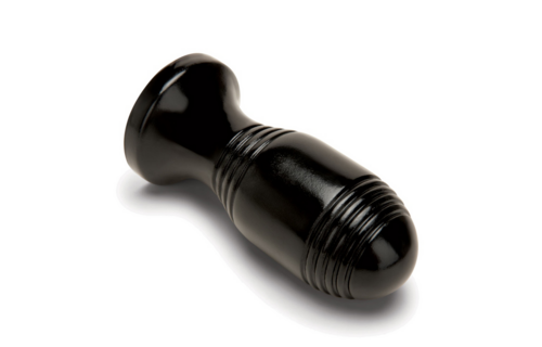 Geriffelter Plug Schwarz 17 cm – Sicheres & intensives Vergnügen