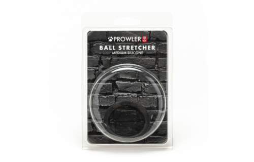 Siliconen Ball Stretcher Medium Zwart - Comfort & Stijl