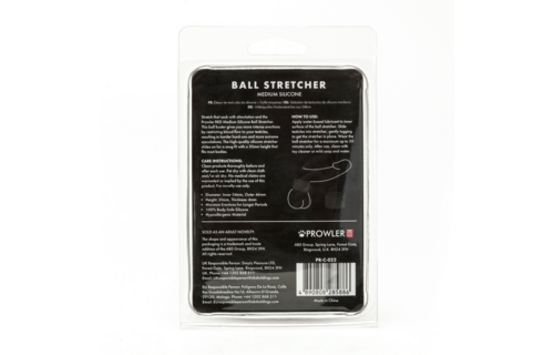 Silicone Ball Stretcher Medium Black - Comfort & Style