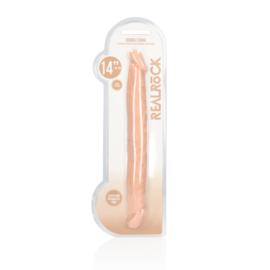 Double Dildo RealRock 36x4.5 cm - Ultra-realistic & Soft