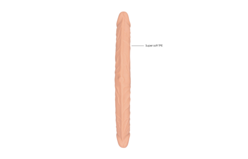 Dubbele Dildo RealRock 36x4,5 cm - Ultrarrealistisch & Zacht