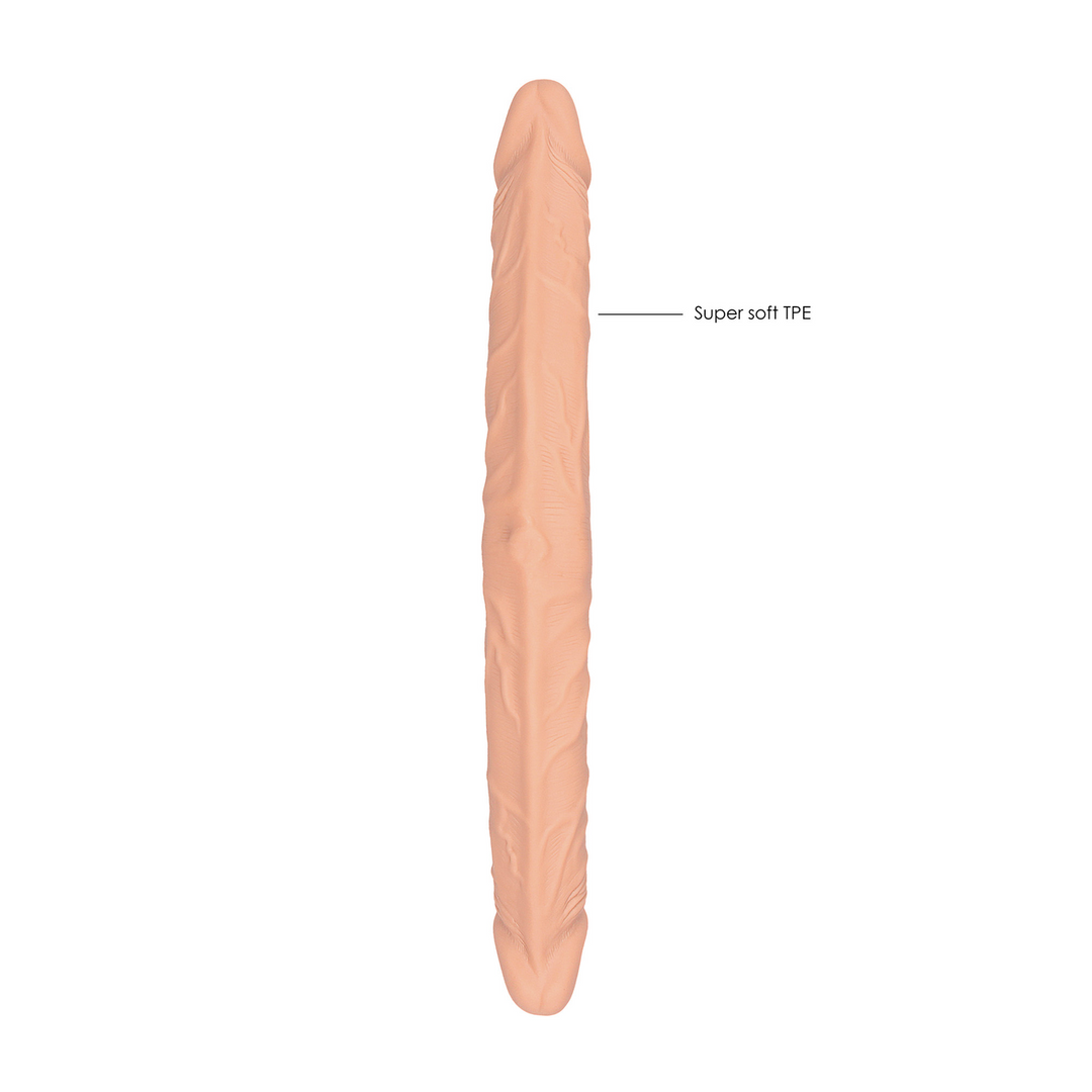 Doppeldildo RealRock 36 x 4,5 cm – ultrarealistisch & weich