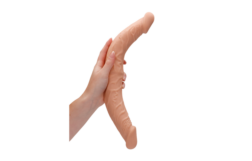 Dubbele Dildo RealRock 36x4,5 cm - Ultrarrealistisch & Zacht