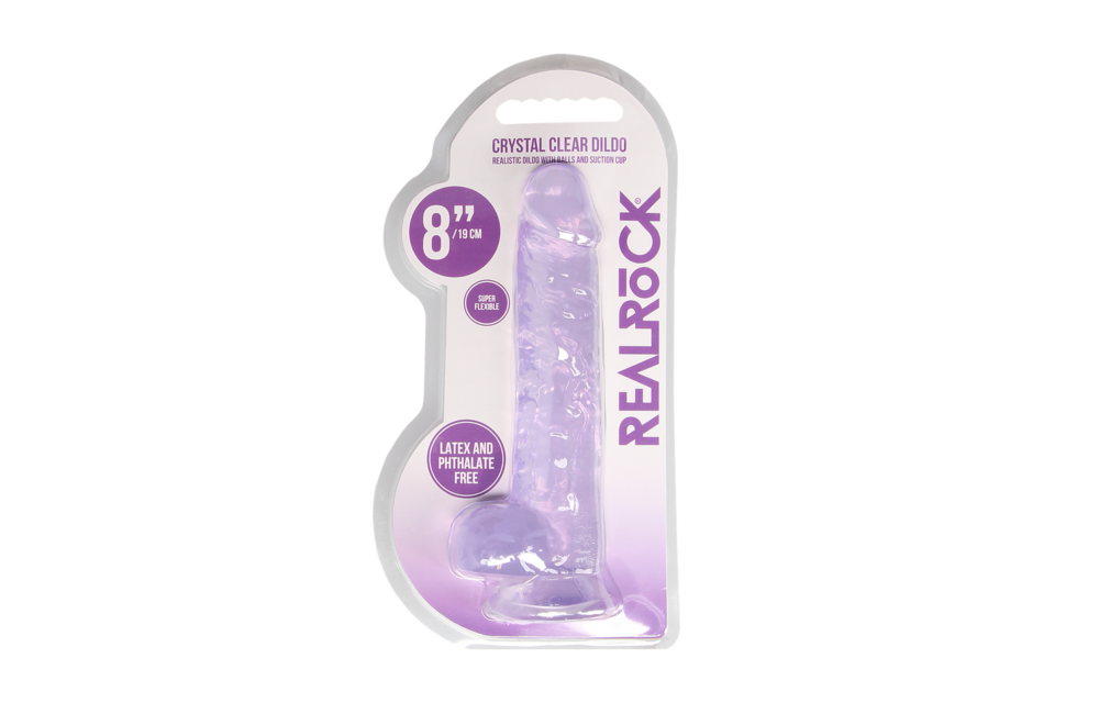 Realistic Dildo with Balls - 8 / 21 cm