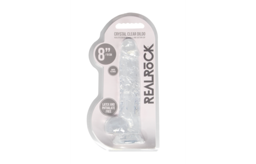 Realistic Dildo with Balls 21 cm | Safe & Lifelike