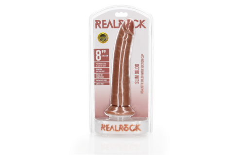 Slim Realistic Dildo 20.5 cm with Suction Cup - RealRock
