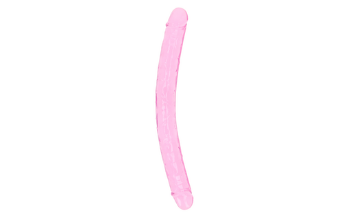 Realistic Double Dildo 34 x 3.8 cm – Crystal Clear Pleasure