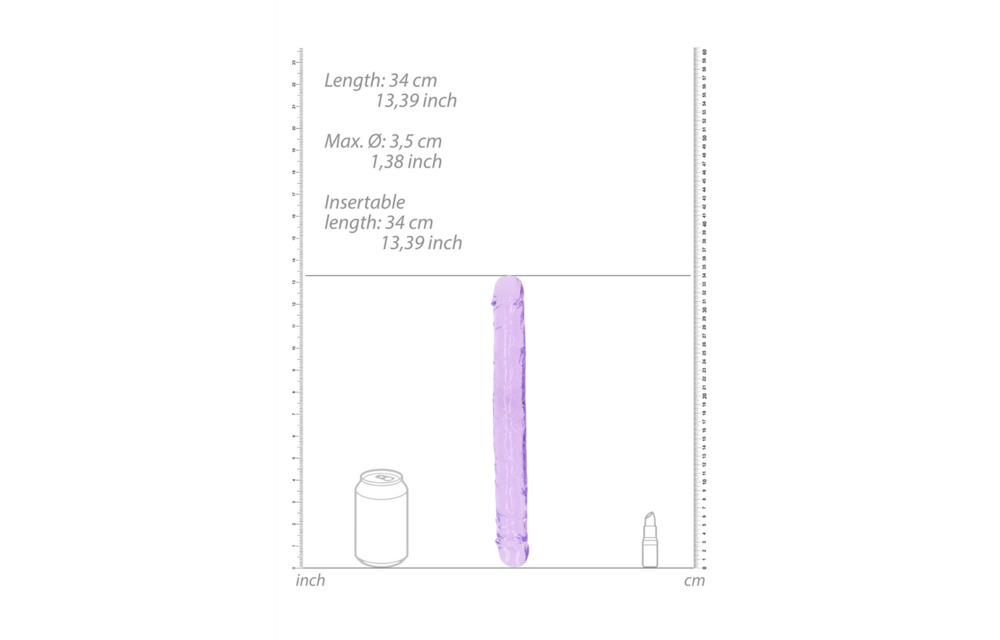 Realistischer Doppeldildo 34 cm / 3,8 cm – ULTIMATES Vergnügen
