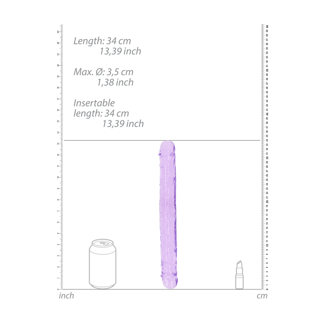 Realistischer Doppeldildo 34 cm / 3,8 cm – ULTIMATES Vergnügen
