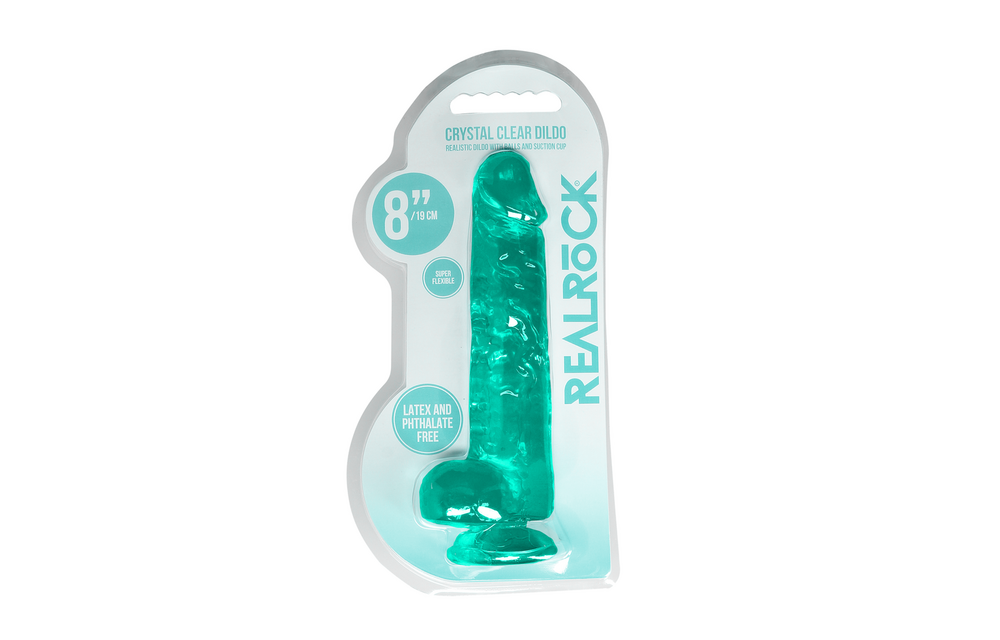 Realistischer Dildo mit Hoden 21 cm – natürlich und sicher