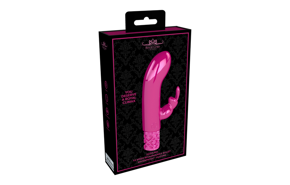 Dazzling Rabbit Vibrator – Leistungsstark & wiederaufladbar, medizinisches Silikon