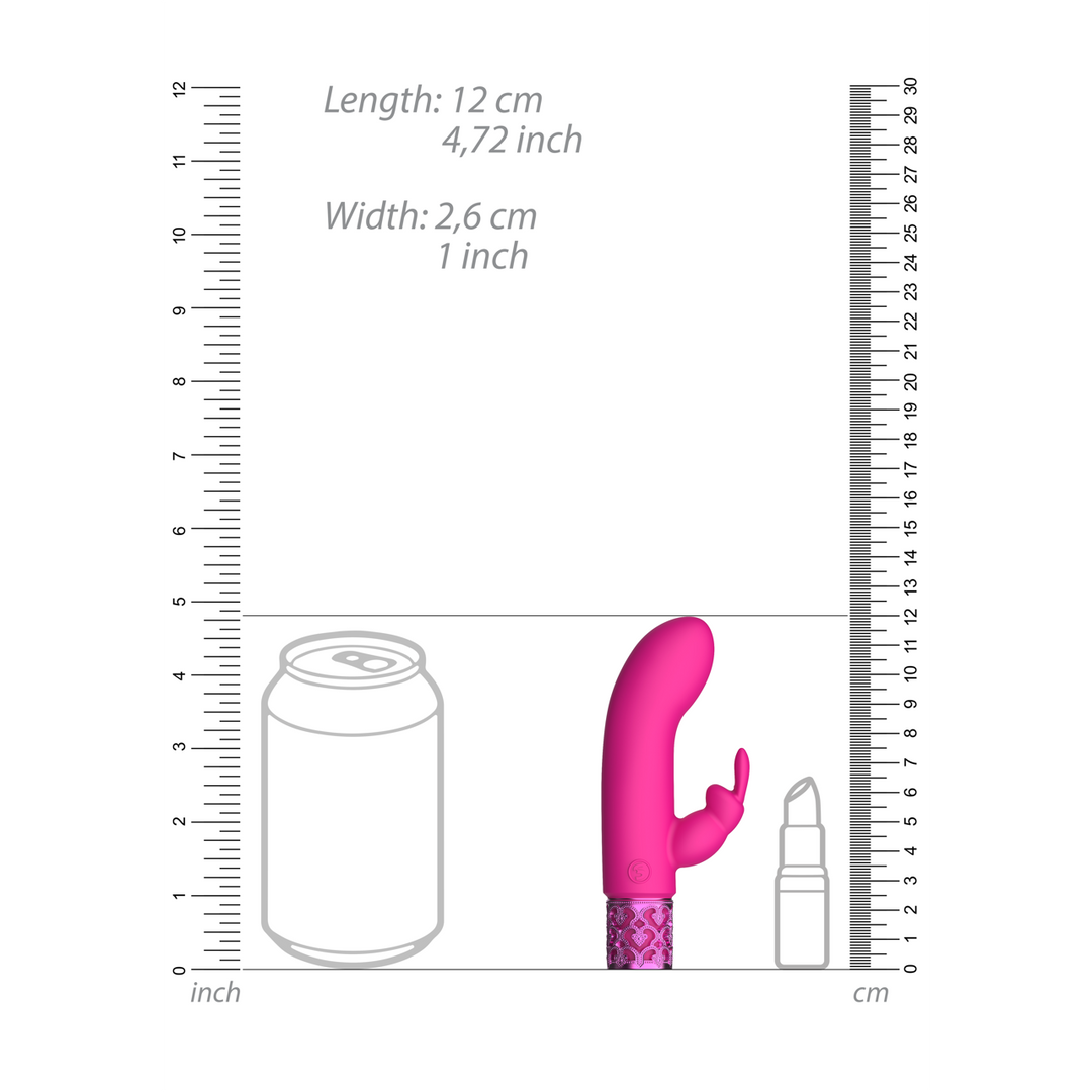 Dazzling Rabbit Vibrator – Powerful & Rechargeable, Medical-Grade Silicone