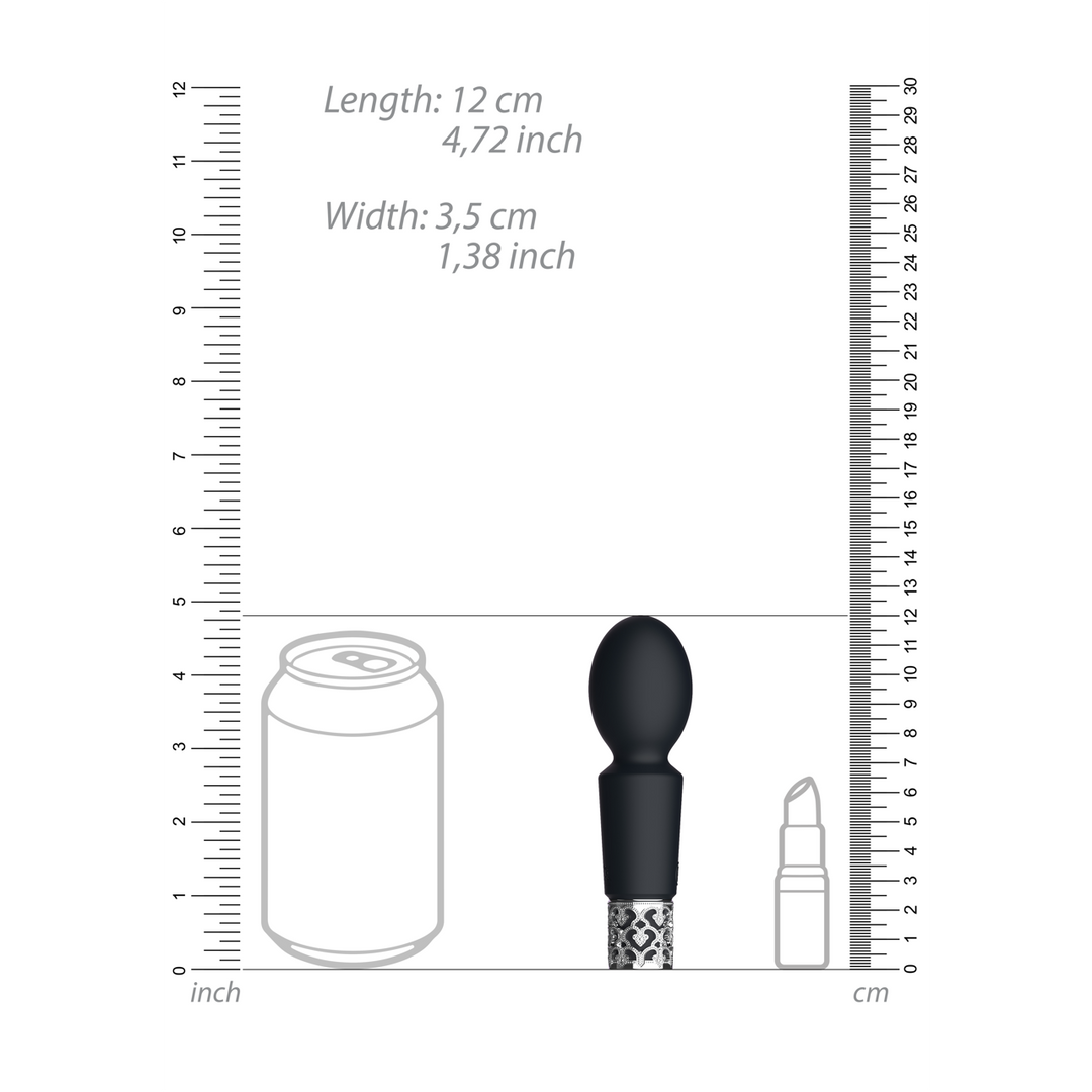 Brilliant Mini Wand Vibrator | Luxury Medical Silicone Vibrator