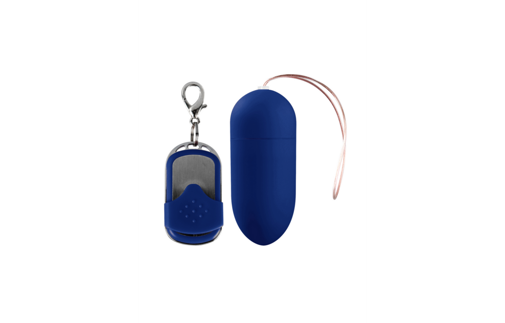 Vibrerend Ei Blauw 10 Snelheden & Afstandsbediening L